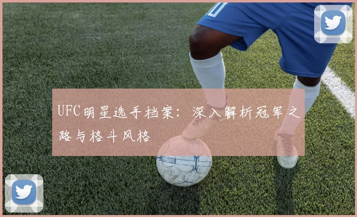 UFC明星选手档案：深入解析冠军之路与格斗风格