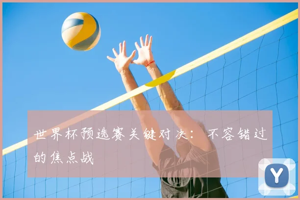 世界杯预选赛关键对决:不容错过的焦点战