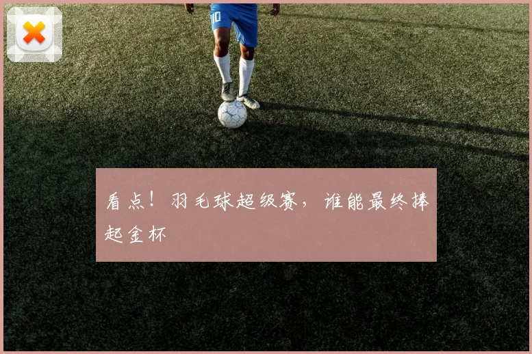 看点!羽毛球超级赛,谁能最终捧起金杯