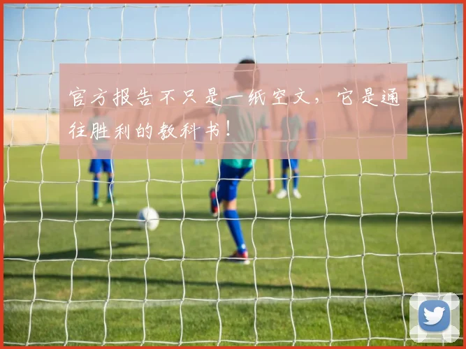 官方报告不只是一纸空文,它是通往胜利的教科书!